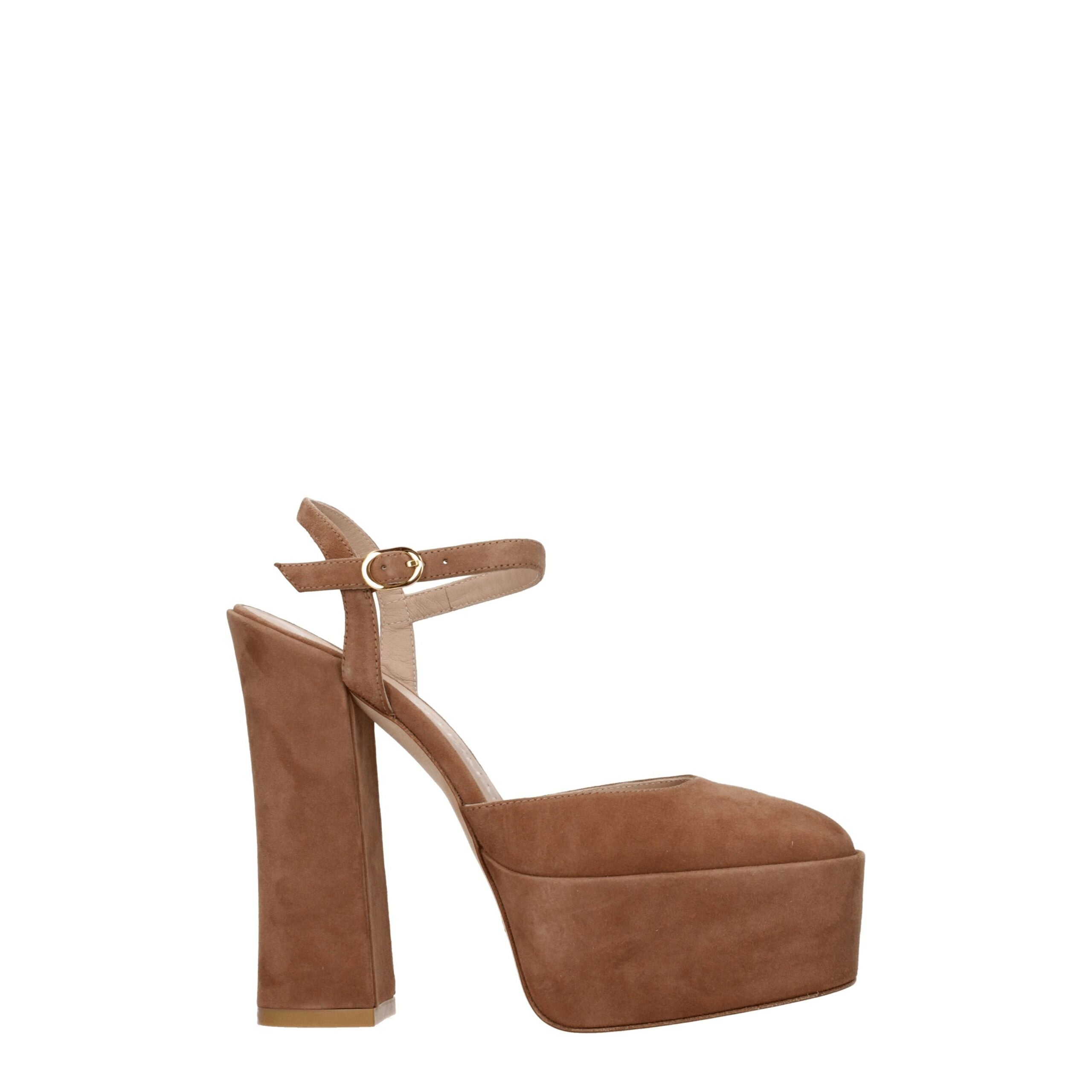 Stuart Weitzman Beige Leather Sandal